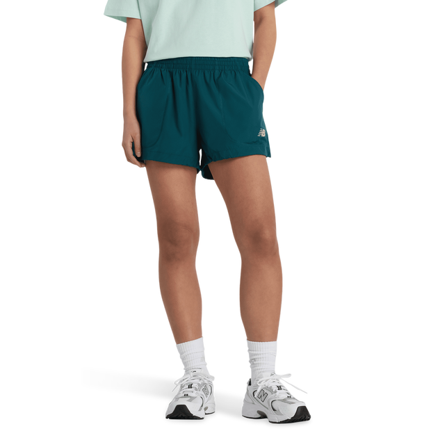 New Balance Trackside Donna - Pantaloncini Verde - Taglia L - Poly Jersey