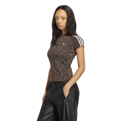 Donna T-Shirts - adidas Graphic Cali T-shirt - Earth Strata-Aurora Coffee