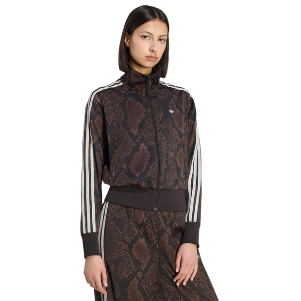 Adidas Firebird Donna - Top da pista Marrone - Taglia 34 - Raso