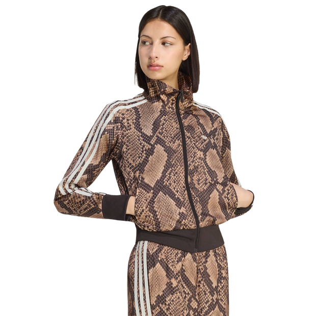 Adidas Firebird Donna - Top da pista Beige - Taglia 40 - Raso