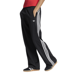 Dames Broeken - adidas Pinstripe Firebird Loose Trackpant - Black-White