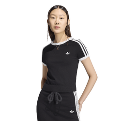 Donna T-Shirts - adidas Knitted T-shirt - Black-White