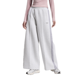 Dames Broeken - adidas Spacer Tracksuit Bottoms - Light Grey Heather-Reflective Silver