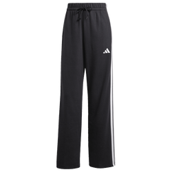 Dames Broeken - adidas Essentials 3-Stripes Open Hem Joggers - Black-White