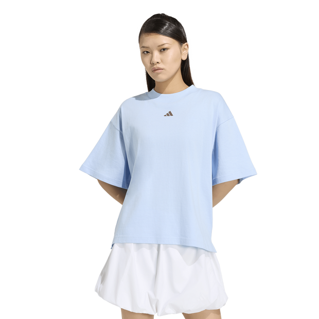 Stripes Studio T-shirt Damen T-Shirts - Blau - Größe 44 - Baumwoll-Jersey Blue 44