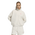 adidas 3 Stripes Studio Tracktop - Women Track Tops Chalk White Melange-Chalk White Melange
