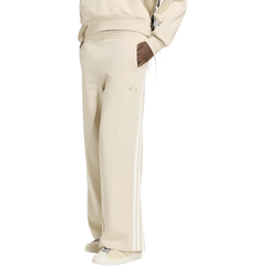 Dames Broeken - adidas Kit 3-Stripes Wide Joggers - Crystal Linen-Off White