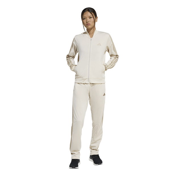Adidas Dayready Tracksuit Women Tracksuits - White - Size Xl (20-22) - Poly Mesh
