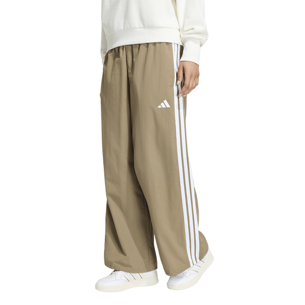 Iconic Woven Wide Leg Track Pants Damen Hosen - Beige - Größe 44 - Nylon Beige 44