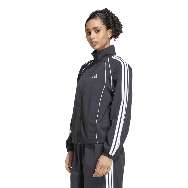 Adidas Iconic Woven 3-stripes Track Top Donna - Top da pista Nero - Taglia 38 - Nylon