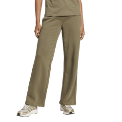 Donna Pantaloni - adidas Essentials Small Logo Open-hem Joggers - Olive Strata-White