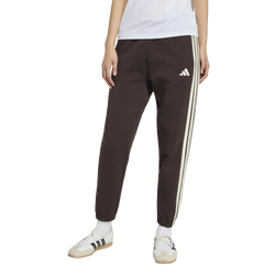 Damen Hosen - adidas Stadium Three Stripes Regular Pants - Aurora Coffee-Aurora Coffee