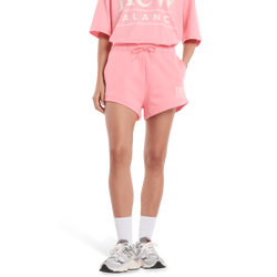 Dames Korte Broeken - New Balance Reimagined Fleece Short - Double Bubble-Double Bubble