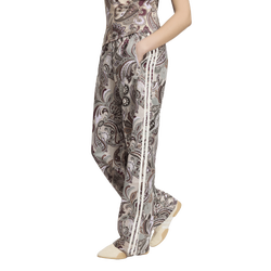 Femme Pantalons - adidas Liberty London Firebird Satin Trackpant - Multicolor-Khaki Three