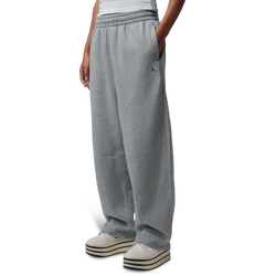 Donna Pantaloni - Jordan Brooklyn Wide-leg Trousers - Dark Grey Heather-Dark Grey Heather