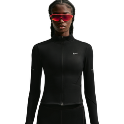 Women Jackets - Nike Swift Dri-fit Full-zip Running Jacket - Black-Black