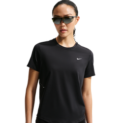 Femme T-Shirts - Nike Swift Dri-fit Short-sleeve Running Top - Black-Black