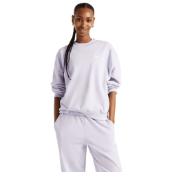 Damen Sweatshirts - New Balance Sport Essentials French Terry Crew - Smoked Violet-Smoked Violet