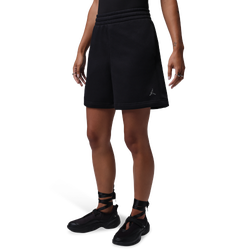 Women Shorts - Jordan Brooklyn Shorts - Black-Black