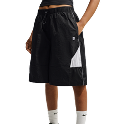 Femme Shorts - Nike Sportswear Woven Shorts - Black-White