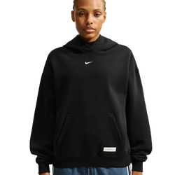 Women Hoodies - Nike Therma-fit Basketball Performance Hoodie - Black-White