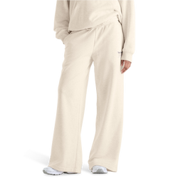 Women Pants - New Balance Trackside French Terry Pant - Linen Heather-Linen Heather