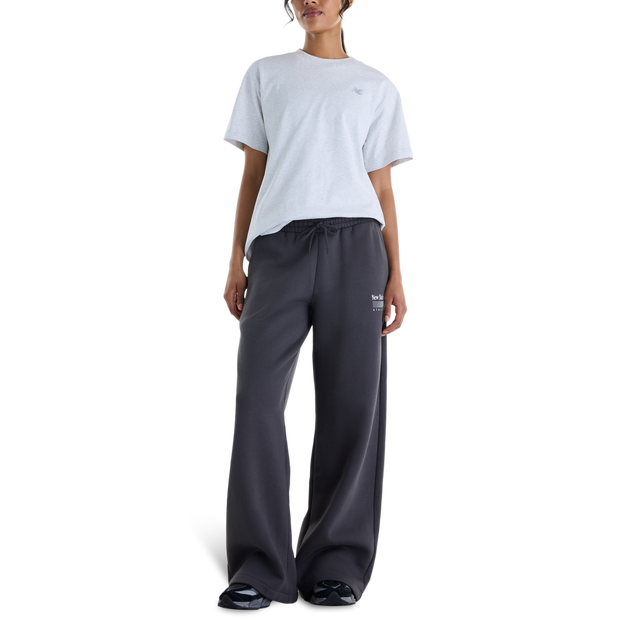 Fleece Damen Hosen - Schwarz - Größe L - Baumwoll-Jersey Black L