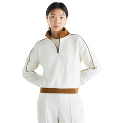 Damen Track Tops - New Balance Sport Legacy Pique 1/4 Zip - Angora-Angora