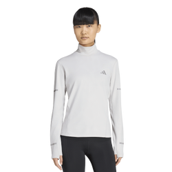 Women T-Shirts - adidas Adi365 Running Warm Long Sleeve Shirt - Grey One-Grey One