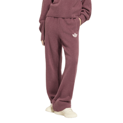 Women Pants - adidas Essentials Knit Pant - Burgundy-Burgundy