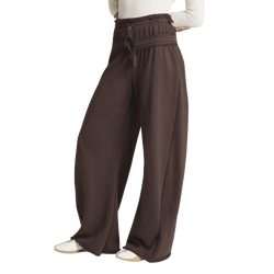 Women Pants - adidas Sst Double Waisted Pant - Aurora Coffee-Aurora Coffee