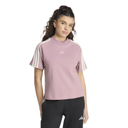 Mujer T-Shirts - adidas Kit 3-Stripes T-shirt - Magic Mauve-Off White