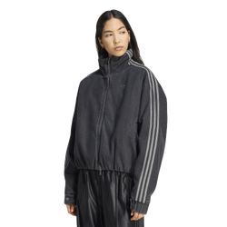 Women Jackets - adidas Firebird Jacket - True Black Denim-True Black Denim