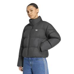 Women Jackets - adidas Short Padded Jacket - Black-Black