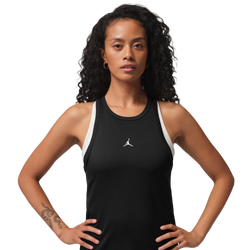 Women Vests - Jordan Sport Essentials Dri-fit Top - Black-White