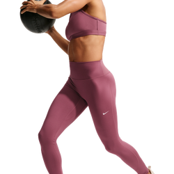 Women Leggings - Nike One High-waisted Full-length Leggings - Pink Smoke-Pink Smoke