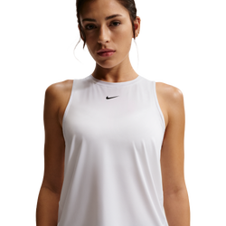 Women Vests - Nike One Classic Dri-fit Tank Top - White-Black