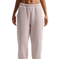 Women Pants - Nike Studio Fleece High-rise Oversize Trousers - Cream Ii-Sail