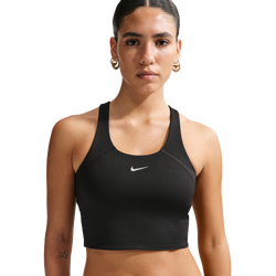 Women Sport Bras/Sport Vests - Nike Tempo Medium-support Sports Bra - Black-Black