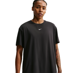 Women T-Shirts - Nike One Dri-fit Short-sleeve Top - Black-White