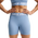 Nike Pro 365 Mid-rise Shorts - Women Leggings Work Blue-White