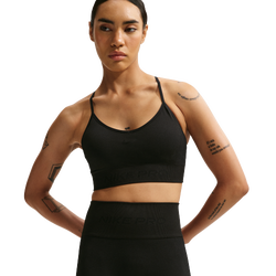 Women Leggings - Nike Pro Seamless Dri-fit Biker Shorts - Black-Black