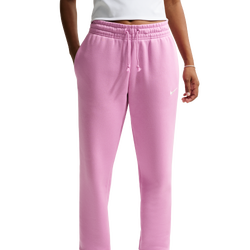 Dames Broeken - Nike Sportswear Phoenix Mid-rise Bottoms - Light Magenta-Sail