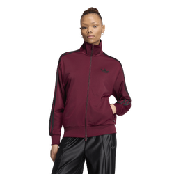 Damen Tracksuits - adidas Firebird Track Top Loose - Maroon-Black