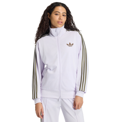 Dames Tracksuits - adidas Firebird Track Top Loose - Frozen Purple-Olive Strata