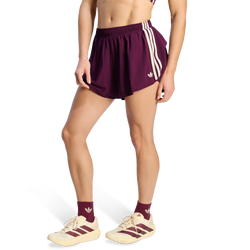 Donna Shorts - adidas Originals Sport Shorts - Maroon-Maroon
