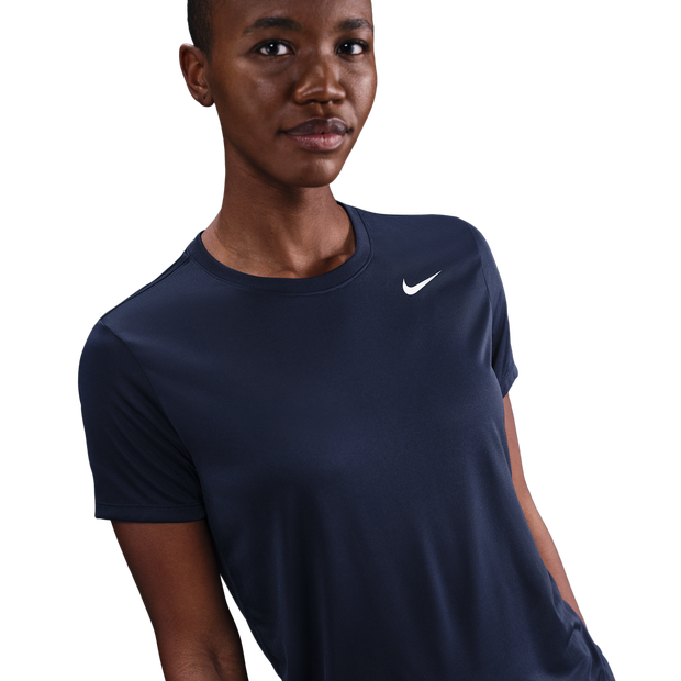 Nike Dri-fit T-shirt Damen T-Shirts - Blau - Größe 42 - Baumwoll-Jersey