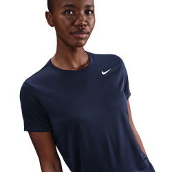 Women T-Shirts - Nike Dri-fit T-shirt - Midnight Navy-White