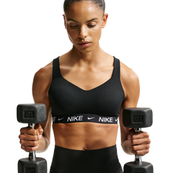 Women Sport Bras/Sport Vests - Nike Indy High-support Adjustable Sports Bra - Black-Black