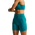 Nike Universa High-waisted 12.5Cm Biker Shorts - Women Shorts Bright Spruce-Bright Spruce